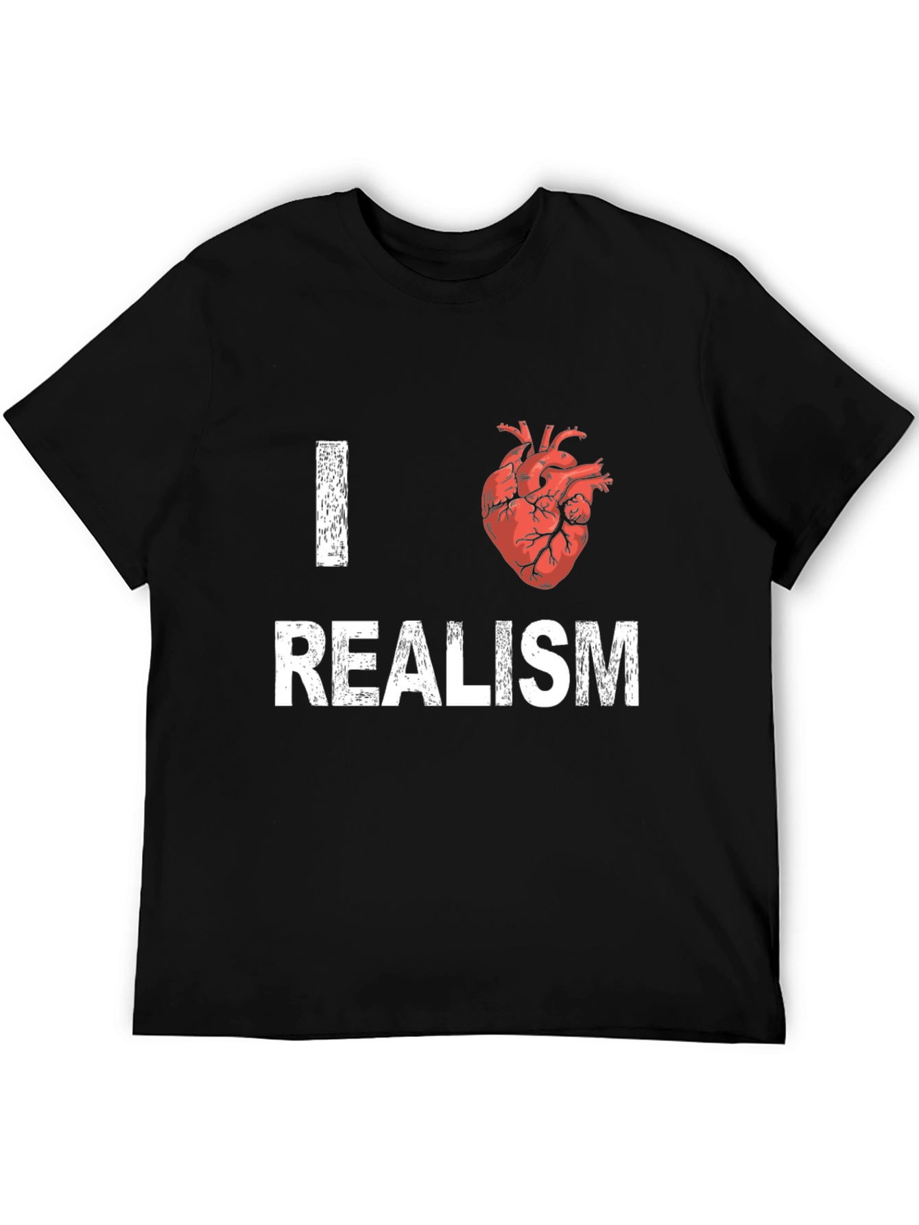 I Heart Realism T-Shirt - Anatomical Heart Graphic Tee