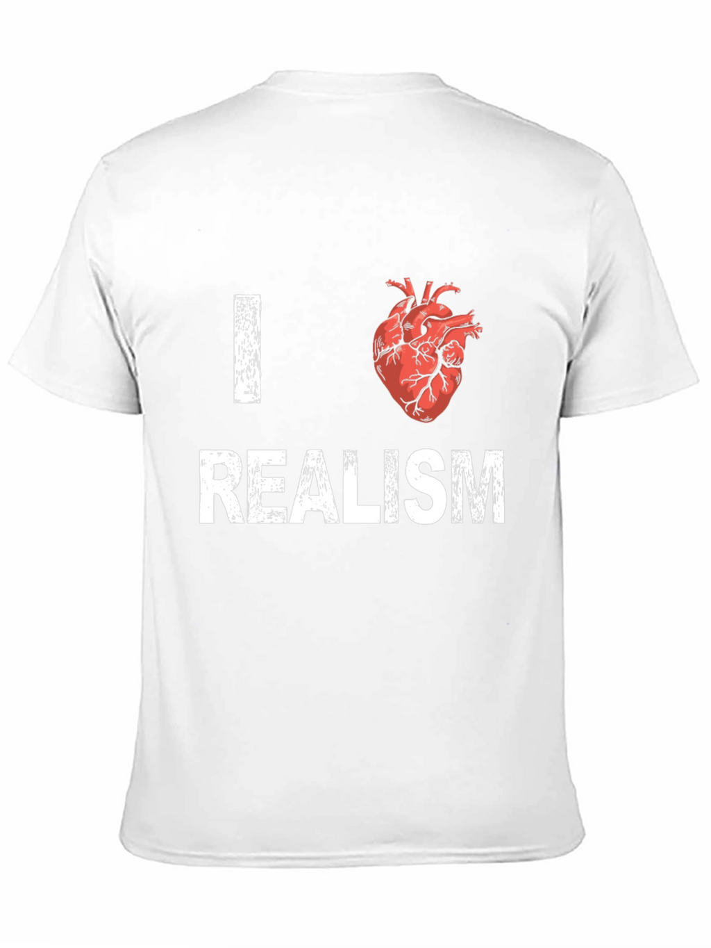 I Heart Realism T-Shirt - Anatomical Heart Graphic Tee
