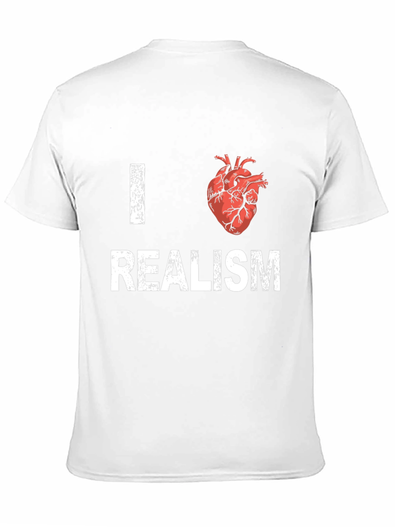 I Heart Realism T-Shirt - Anatomical Heart Graphic Tee
