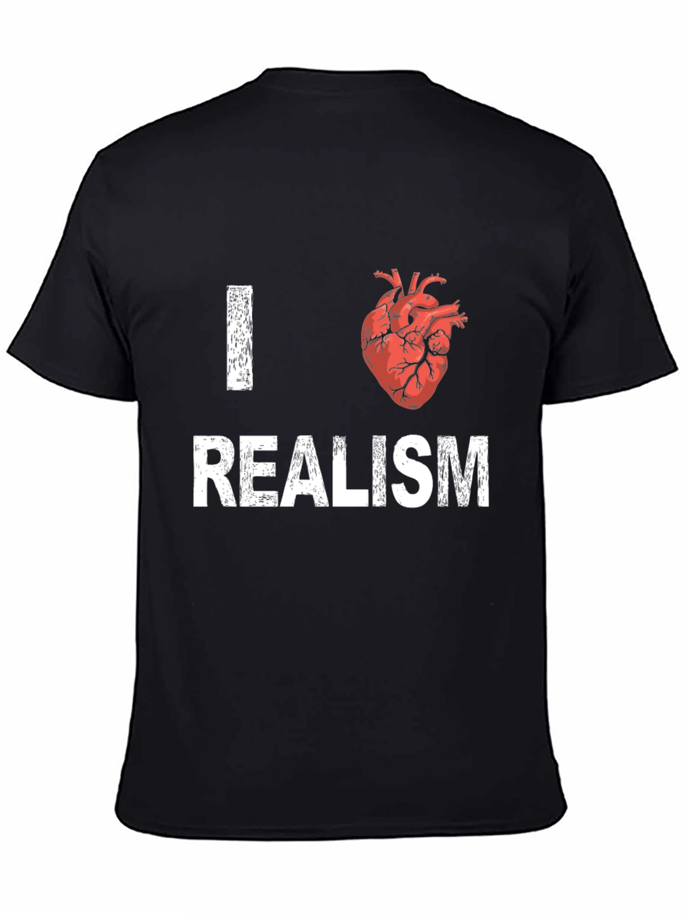 I Heart Realism T-Shirt - Anatomical Heart Graphic Tee