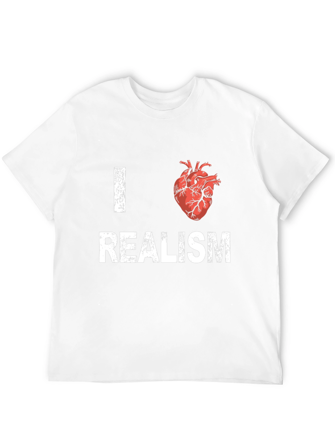 I Heart Realism T-Shirt - Anatomical Heart Graphic Tee