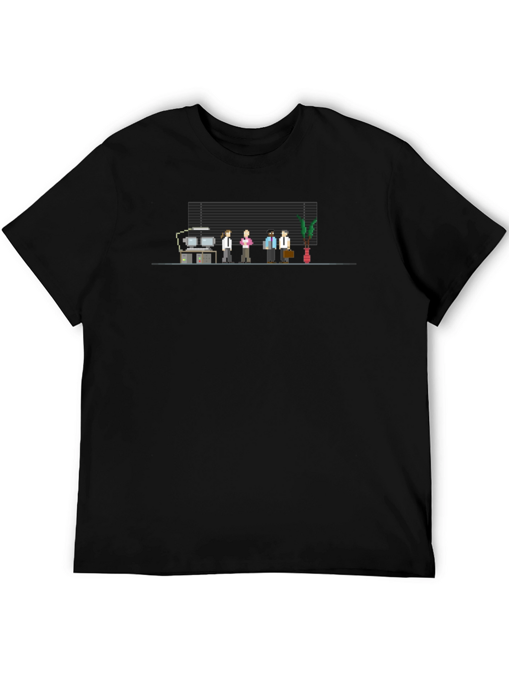 Pixel Art Office Crew T-Shirt