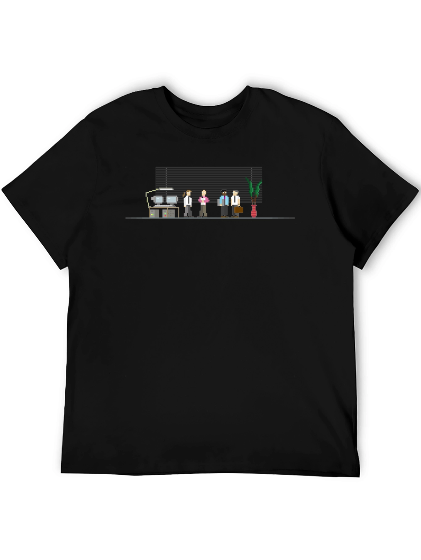Pixel Art Office Crew T-Shirt