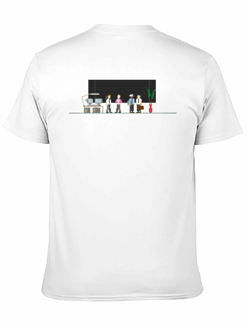 Pixel Art Office Crew T-Shirt