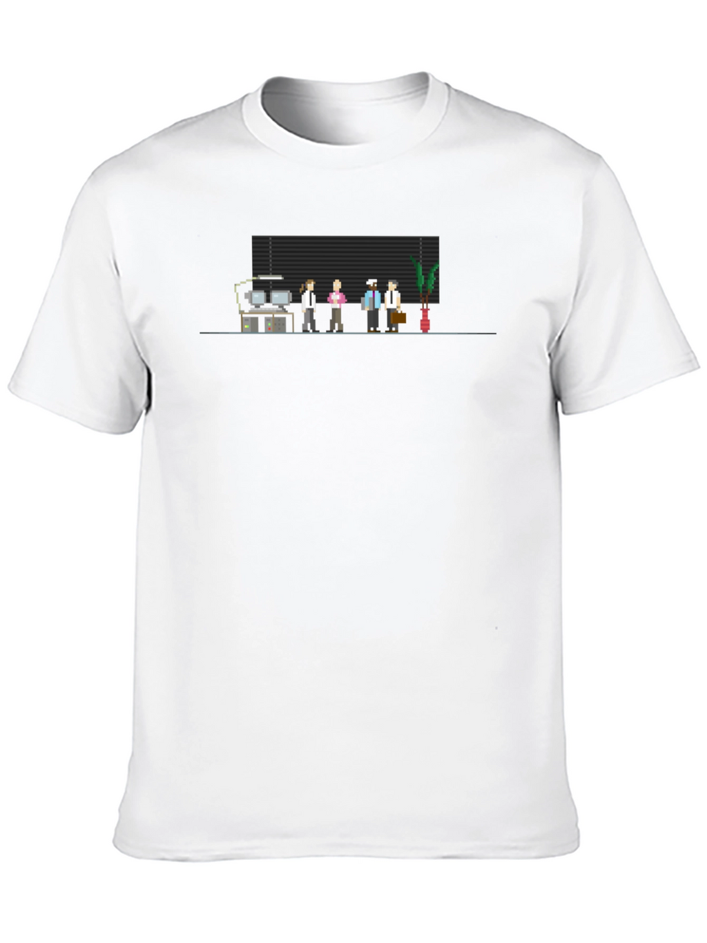 Pixel Art Office Crew T-Shirt