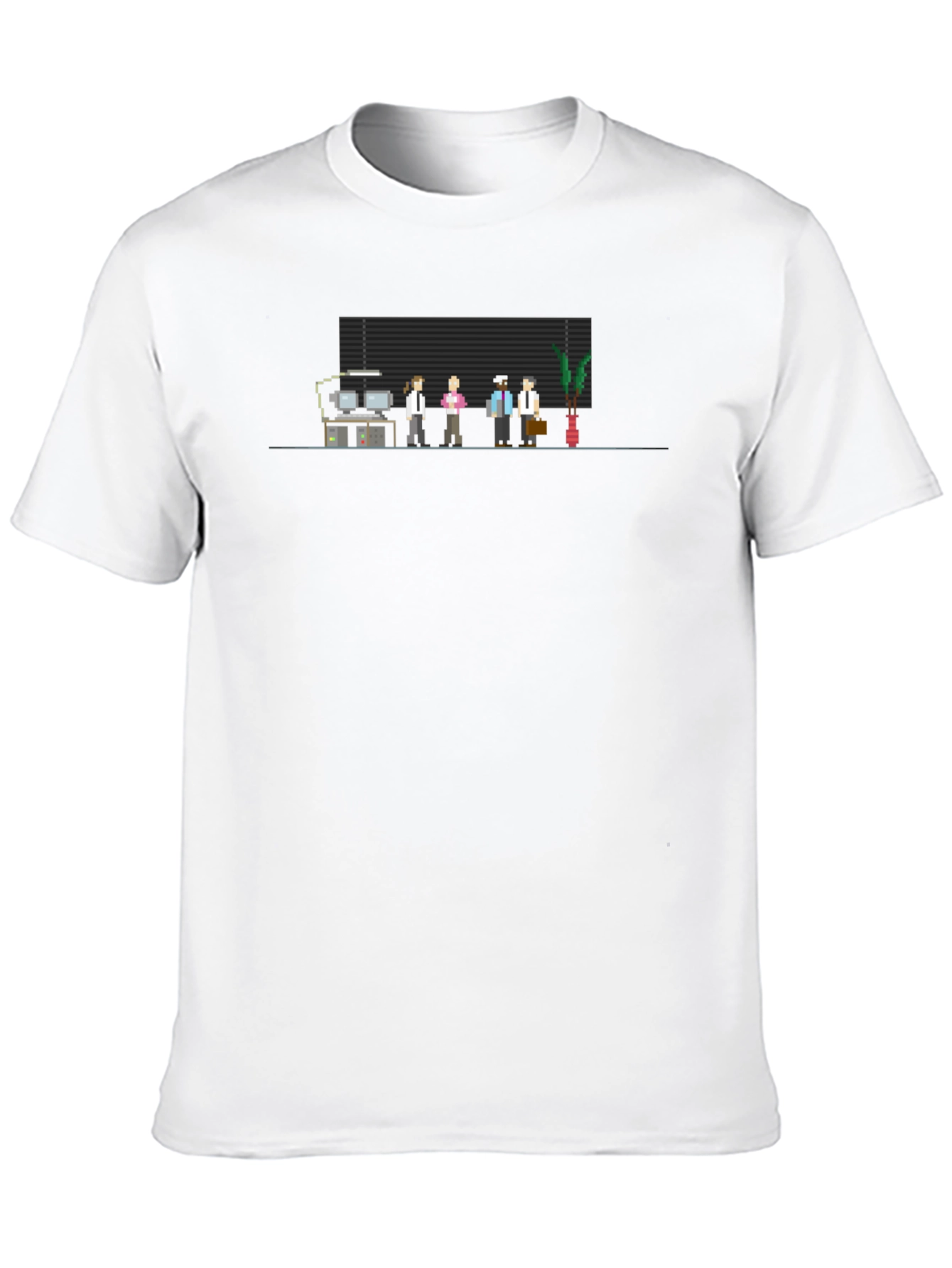 Pixel Art Office Crew T-Shirt