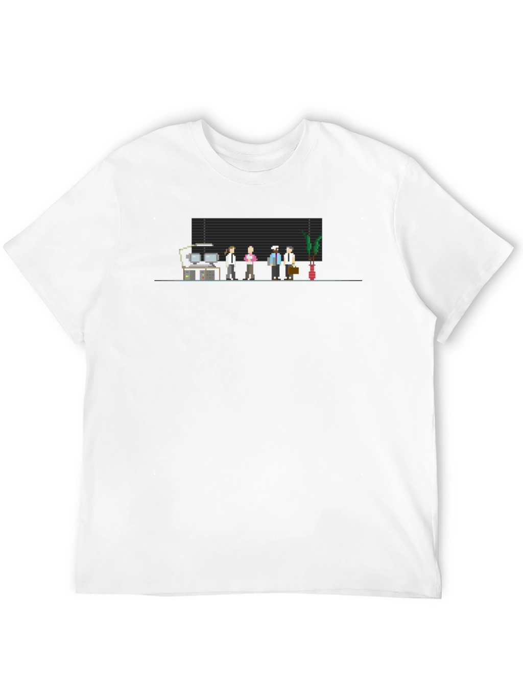 Pixel Art Office Crew T-Shirt