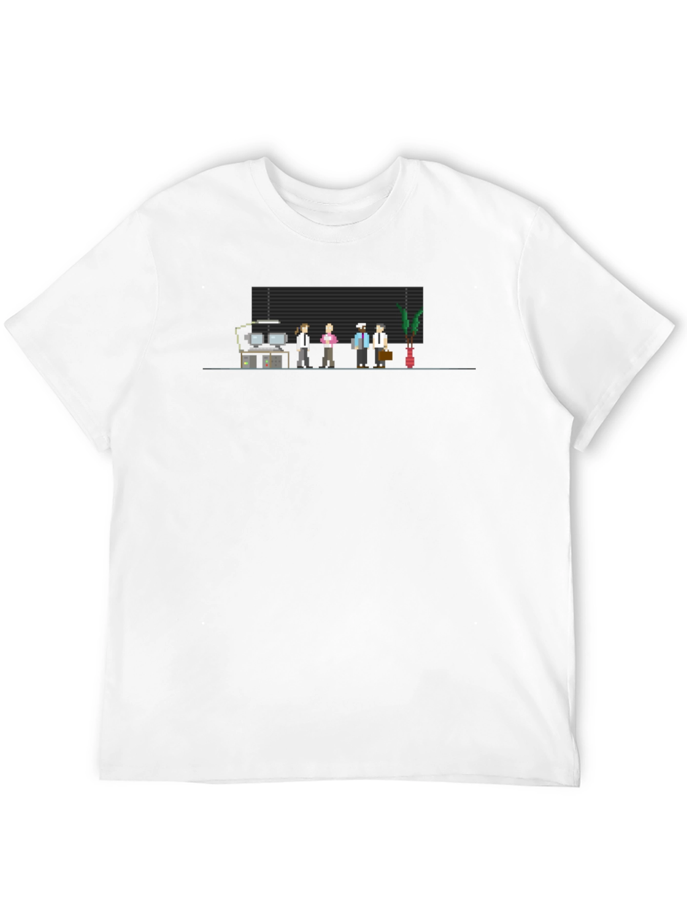 Pixel Art Office Crew T-Shirt