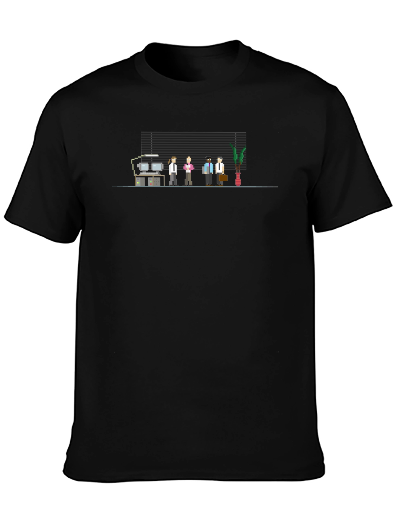 Pixel Art Office Crew T-Shirt
