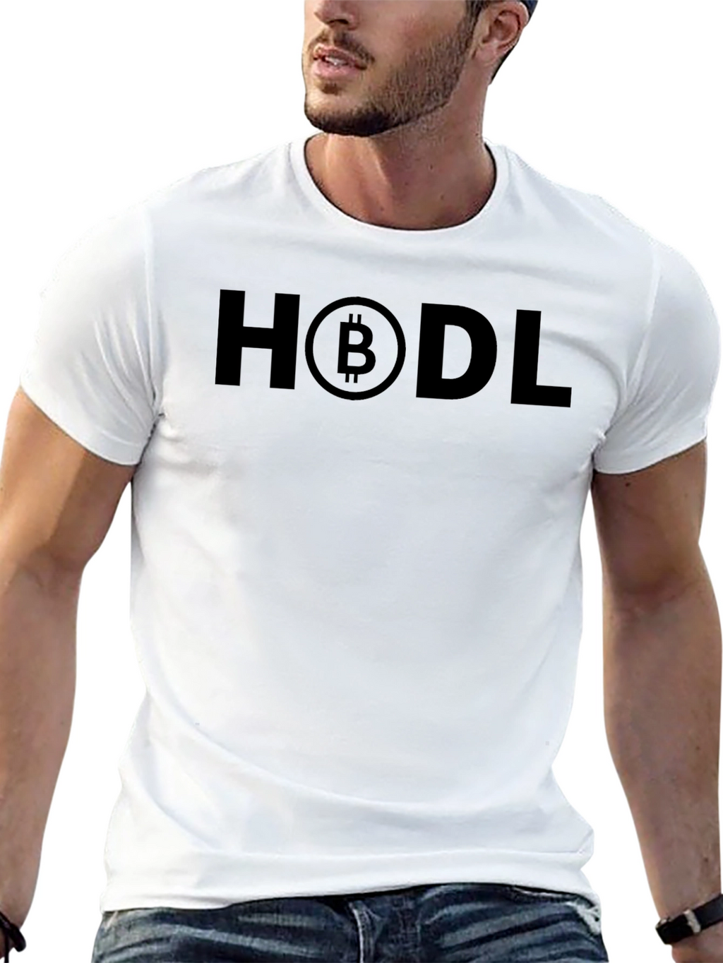 HODL Bitcoin Crypto T-Shirt - Black