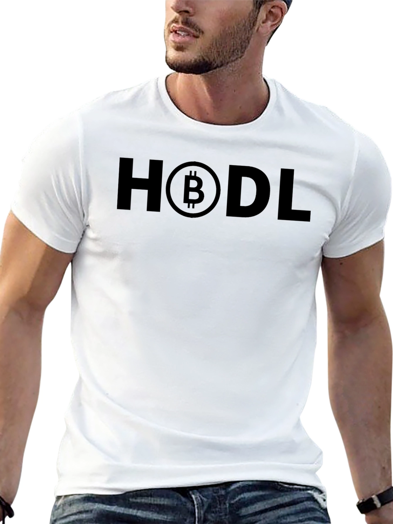 HODL Bitcoin Crypto T-Shirt - Black