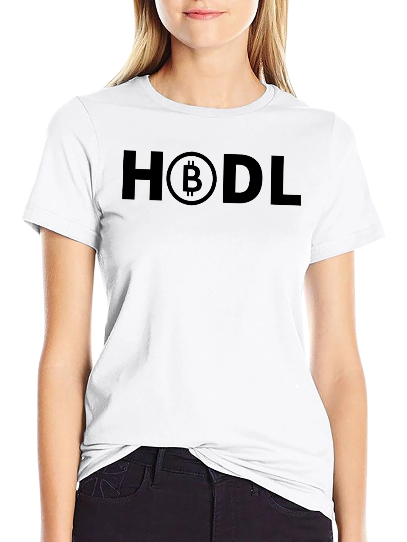 HODL Bitcoin Crypto T-Shirt - Black