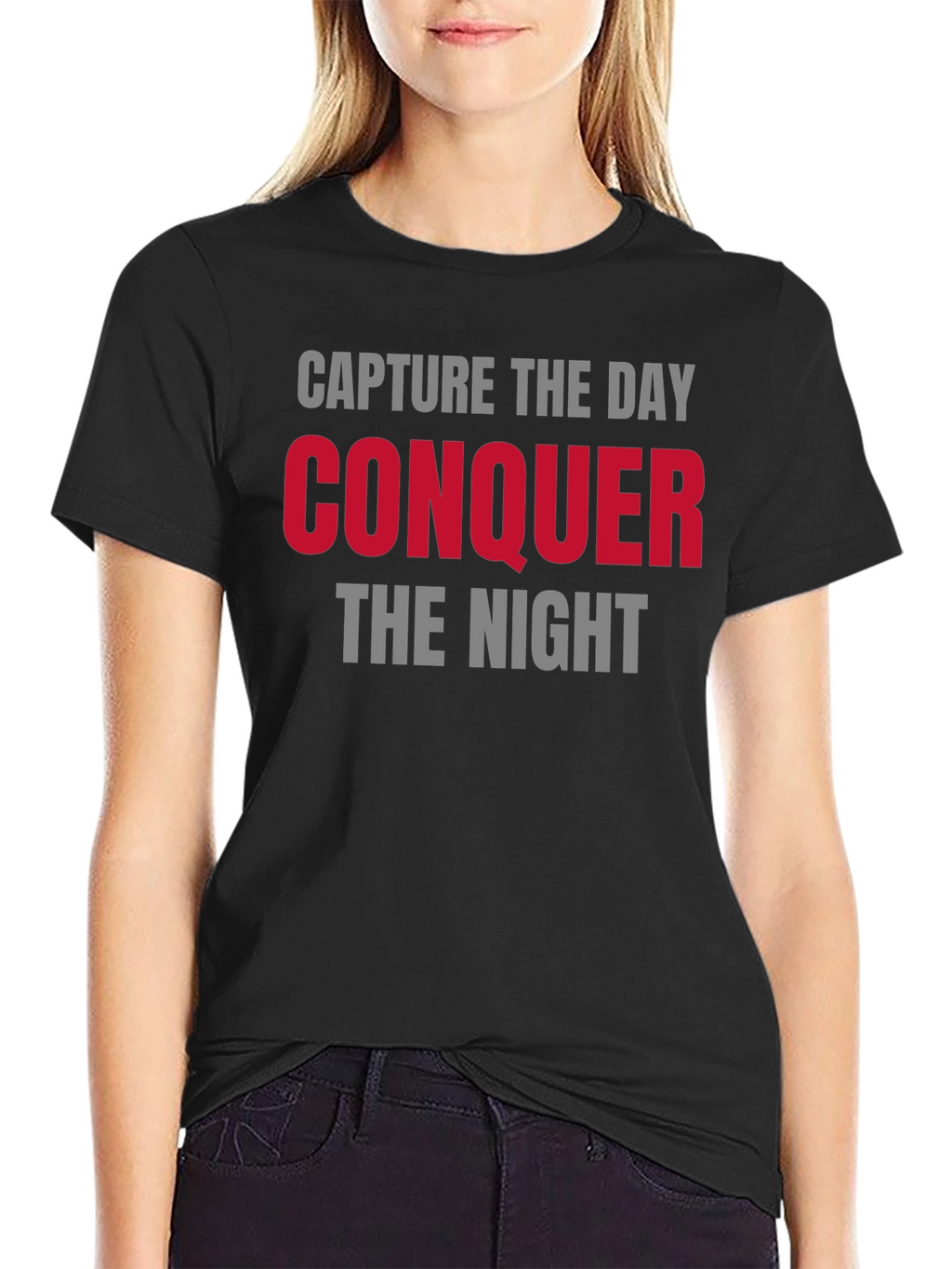 Capture the Day Conquer the Night Graphic Tee