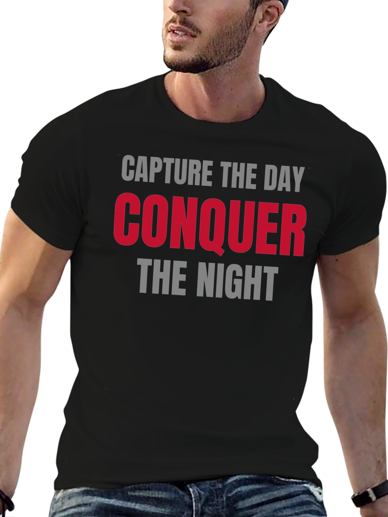 Capture the Day Conquer the Night Graphic Tee