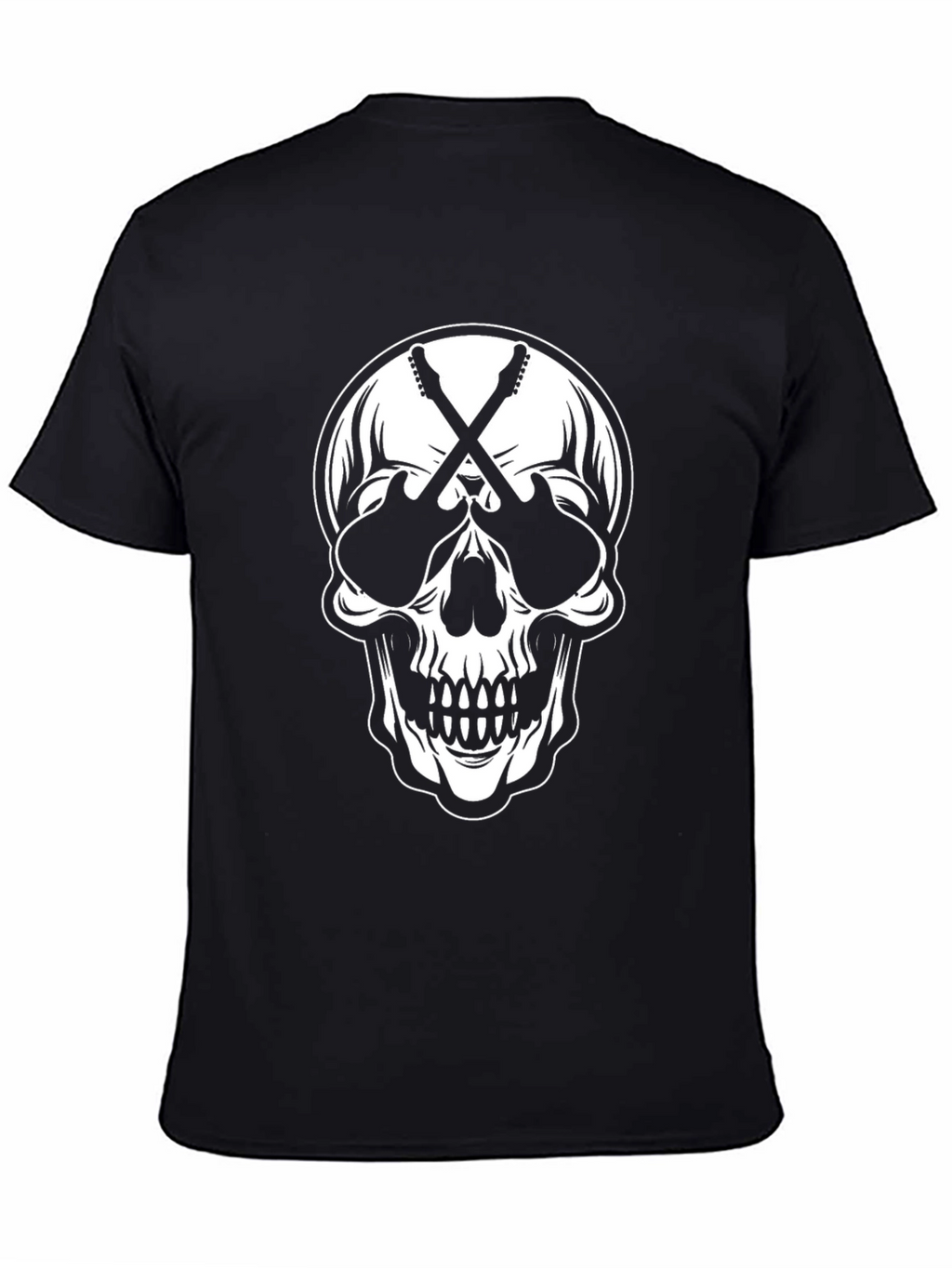 Skull & Guitars Graphic Tee - Rock On!