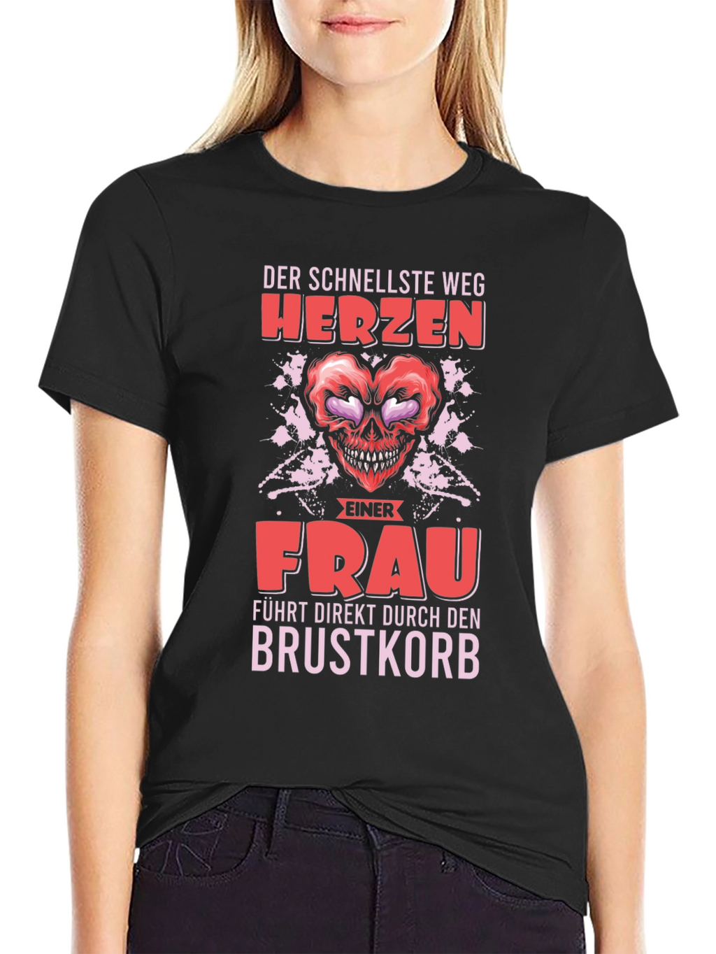Humorous Way to a Womans Heart Graphic Tee