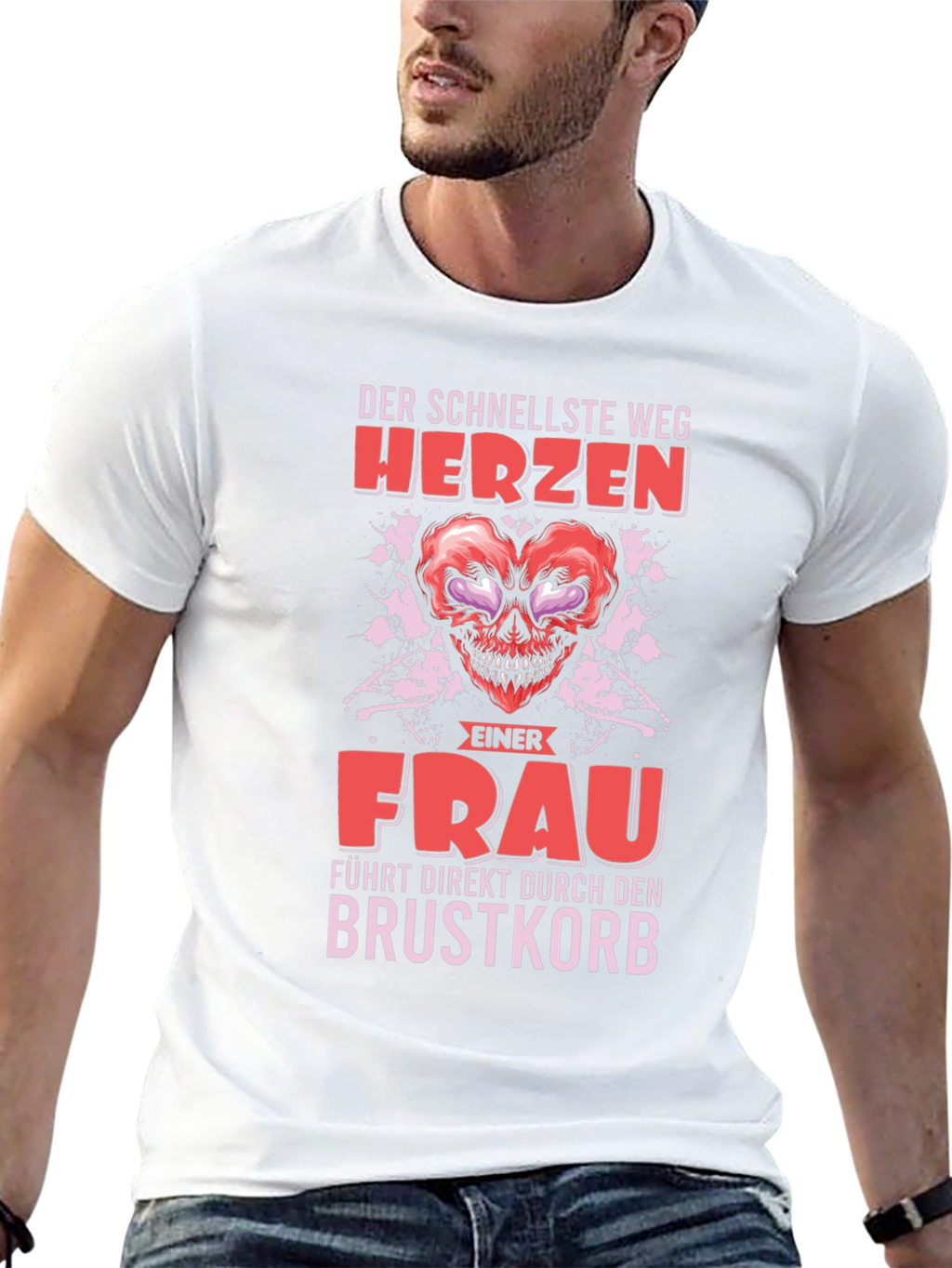 Humorous Way to a Womans Heart Graphic Tee