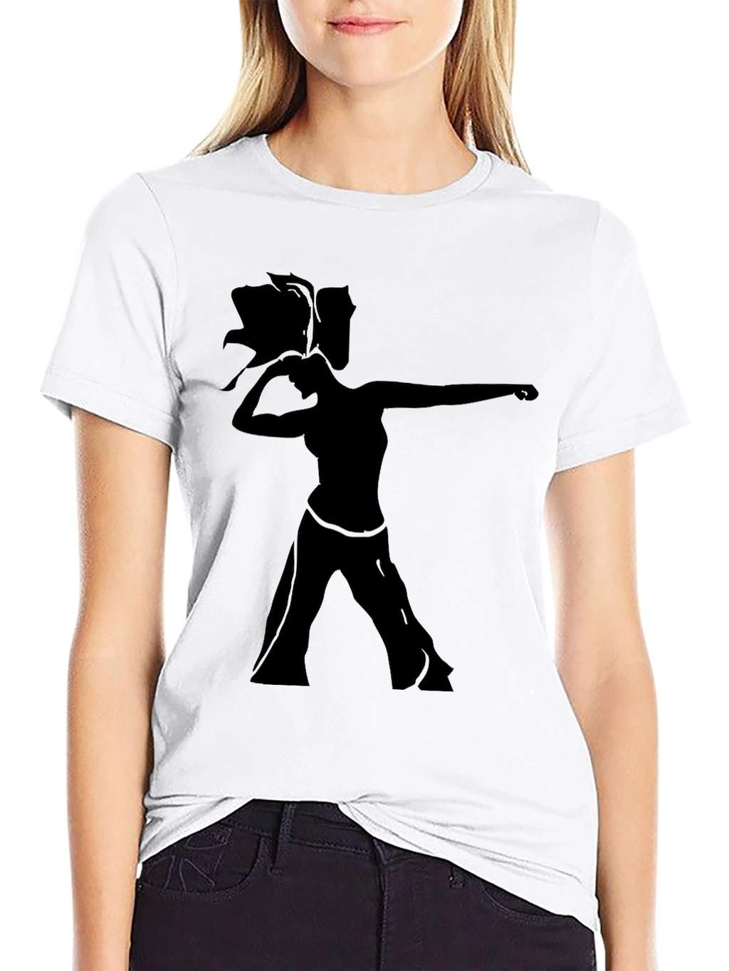 Silhouette Dance Graphic Tee - Unisex Black T-Shirt
