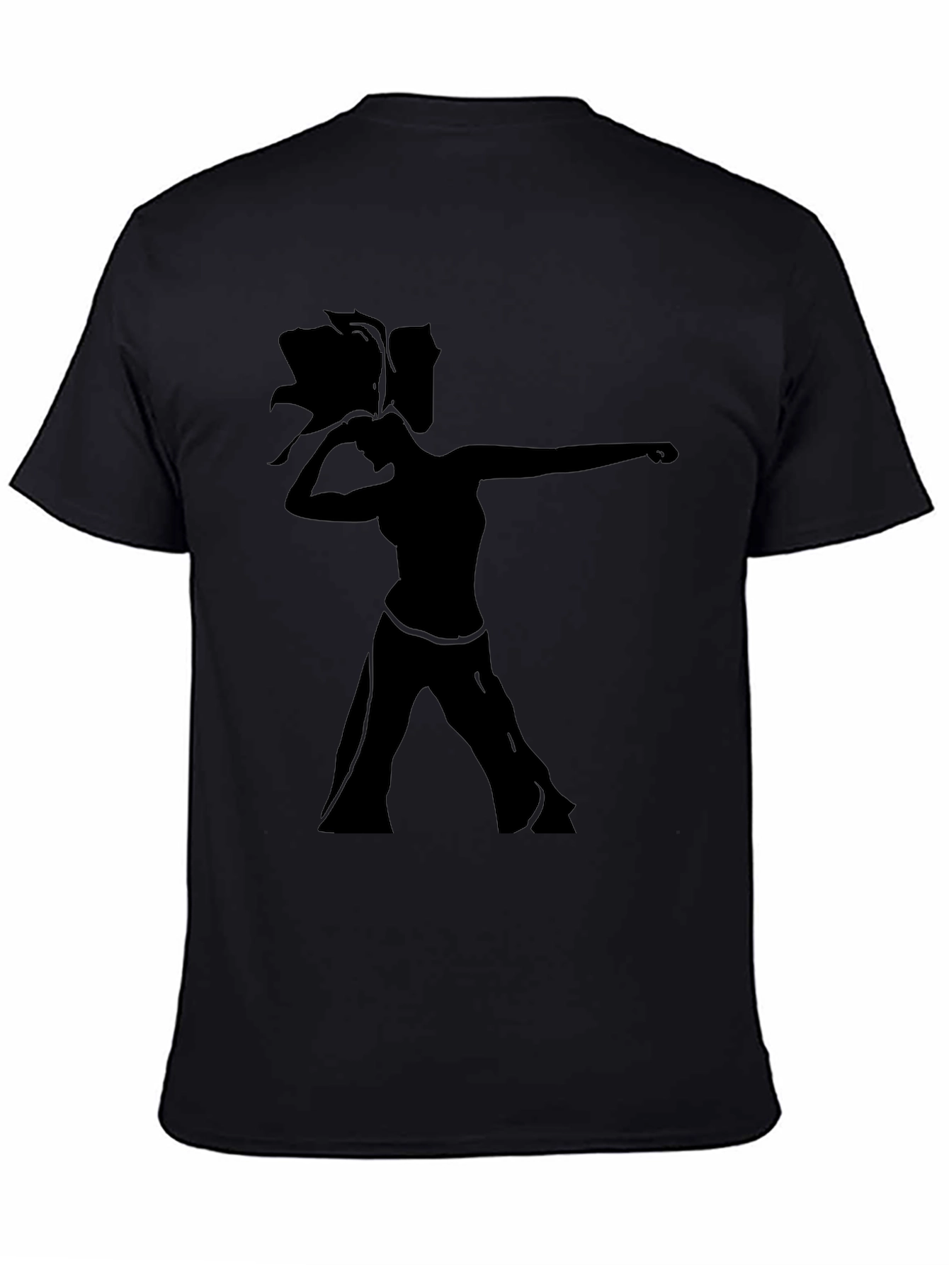 Silhouette Dance Graphic Tee - Unisex Black T-Shirt
