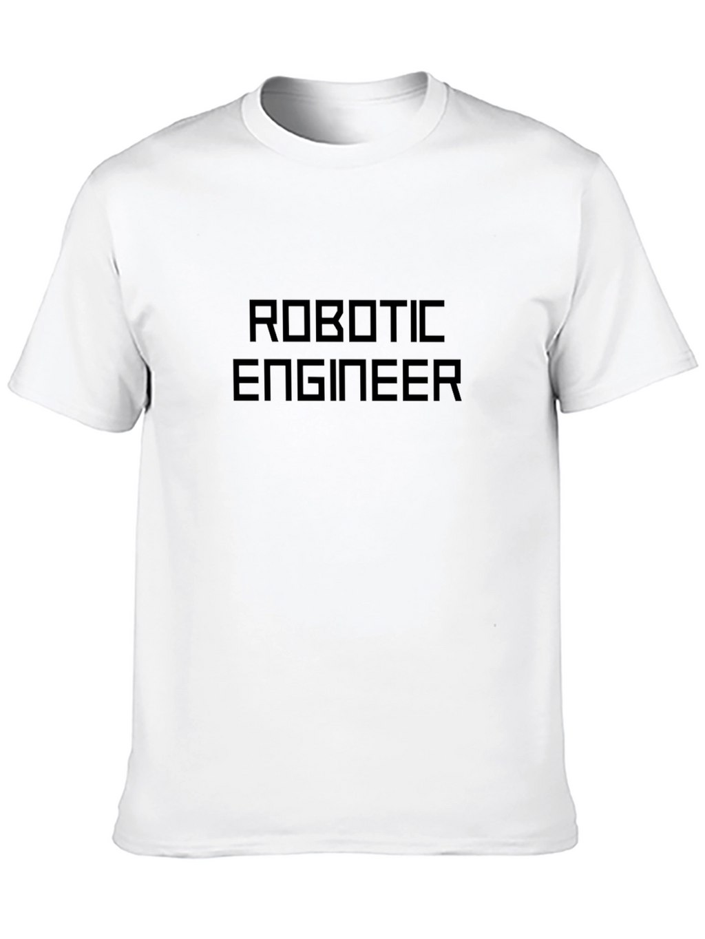 Robotic Engineer Tee - Black Graphic T-Shirt