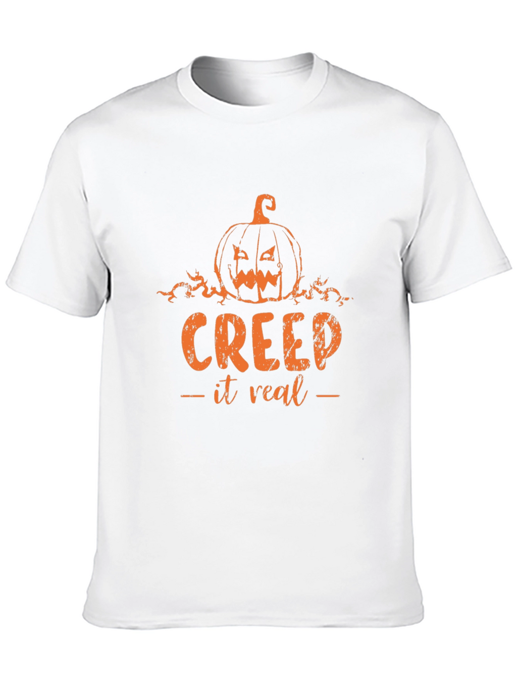 Creep It Real Halloween T-Shirt Pumpkin Design