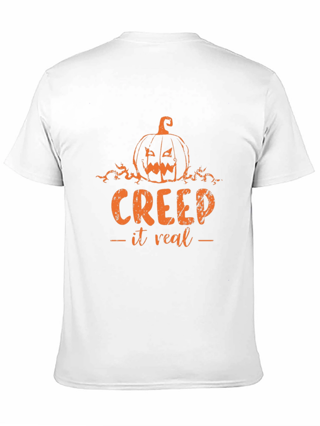 Creep It Real Halloween T-Shirt Pumpkin Design