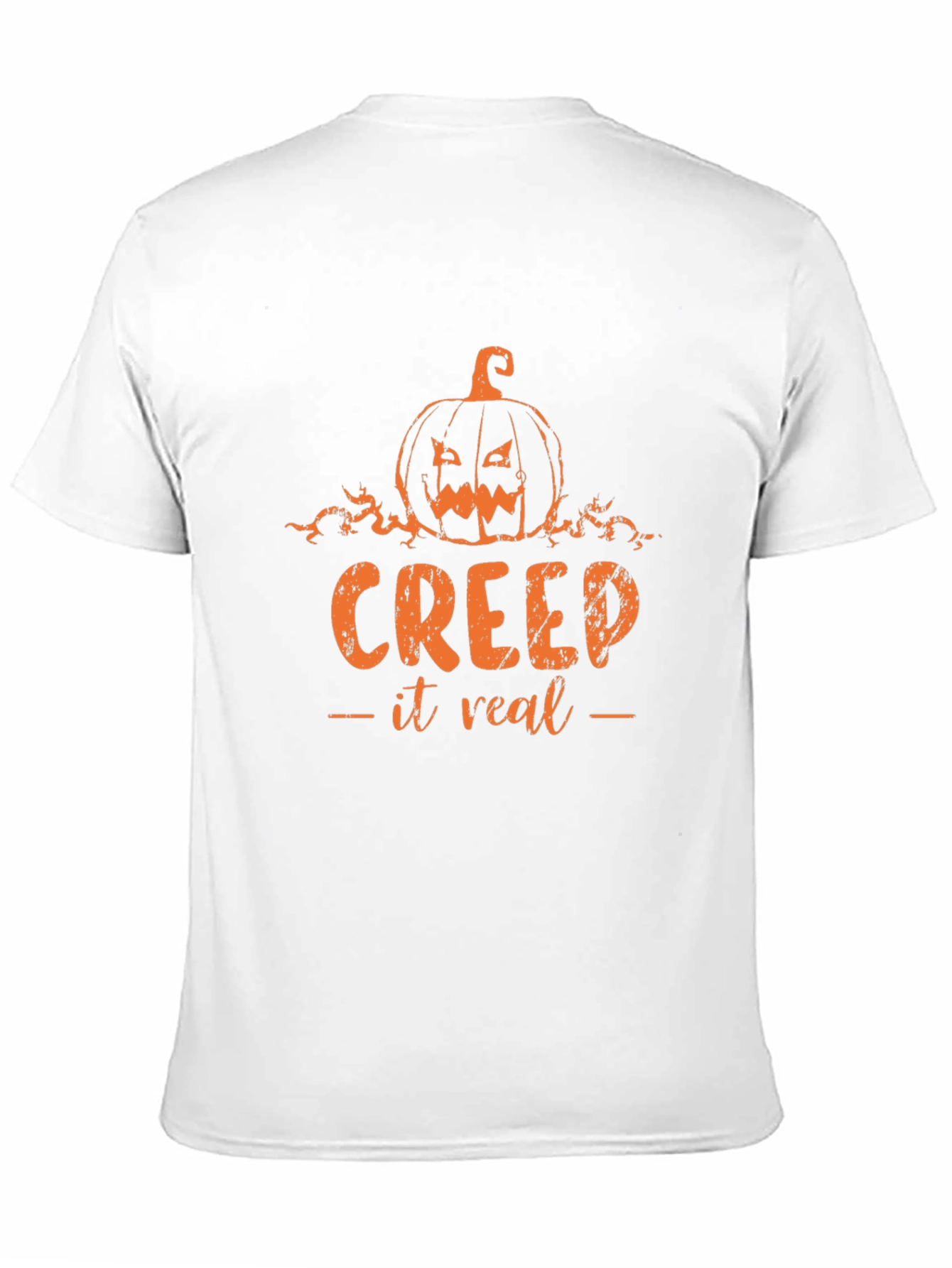 Creep It Real Halloween T-Shirt Pumpkin Design