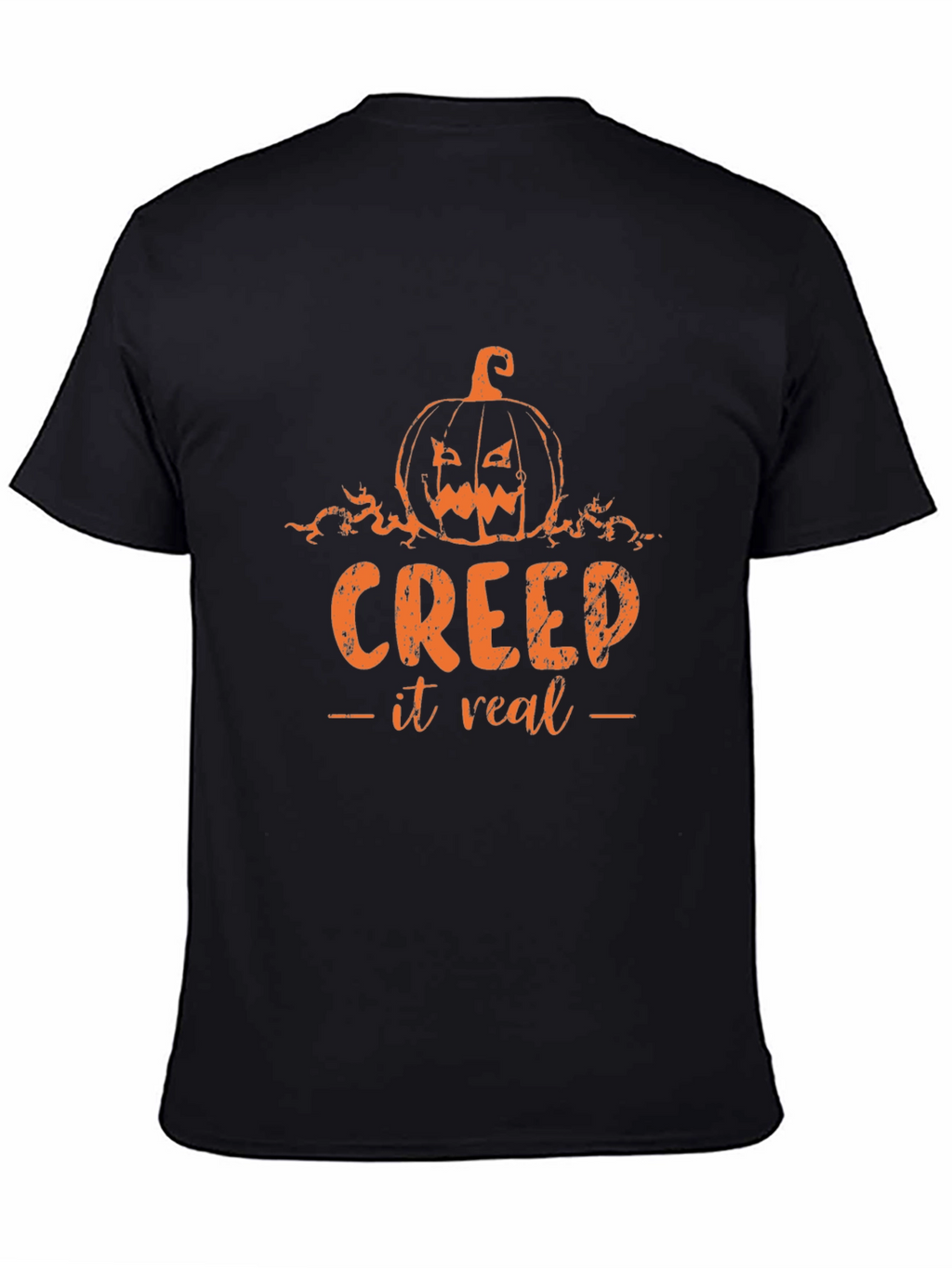 Creep It Real Halloween T-Shirt Pumpkin Design