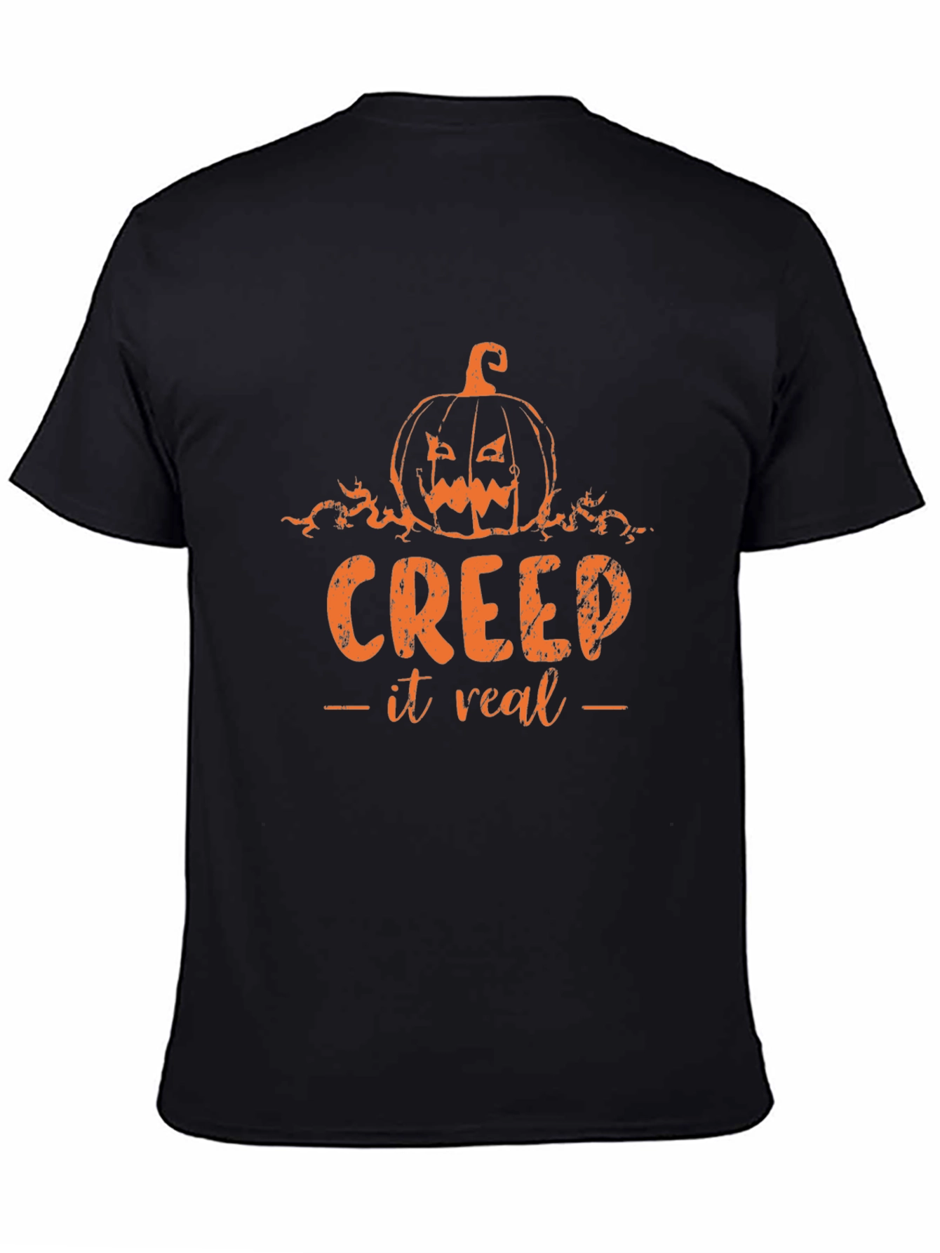 Creep It Real Halloween T-Shirt Pumpkin Design