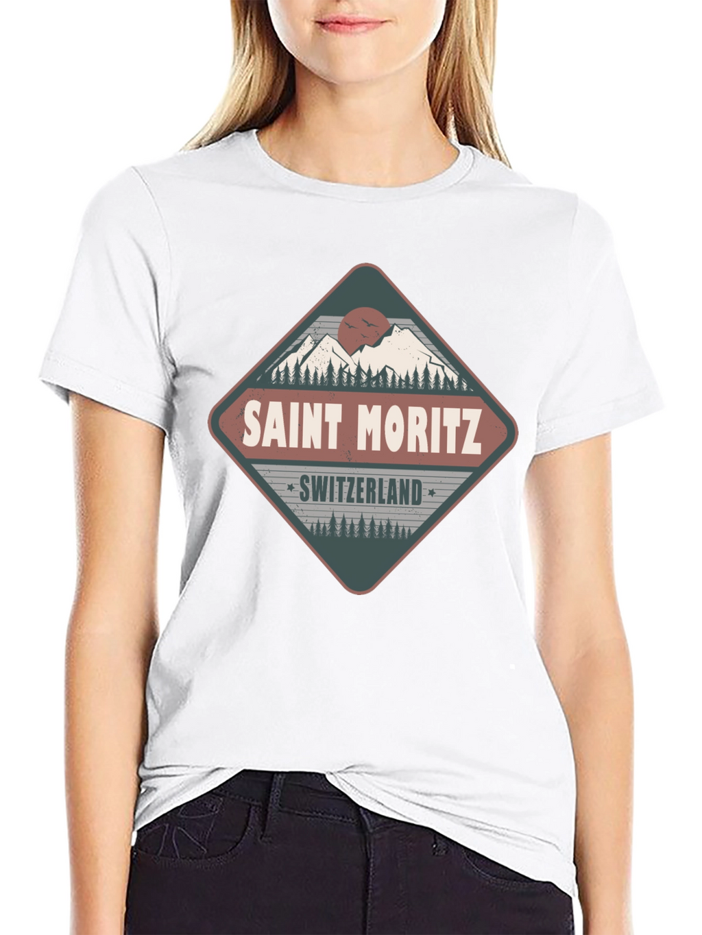 Saint Moritz Switzerland Graphic Tee