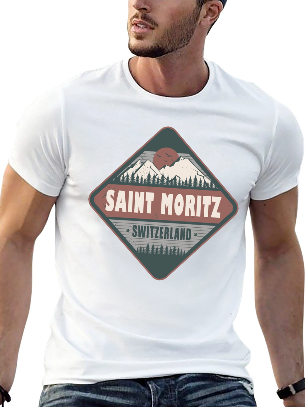 Saint Moritz Switzerland Graphic Tee