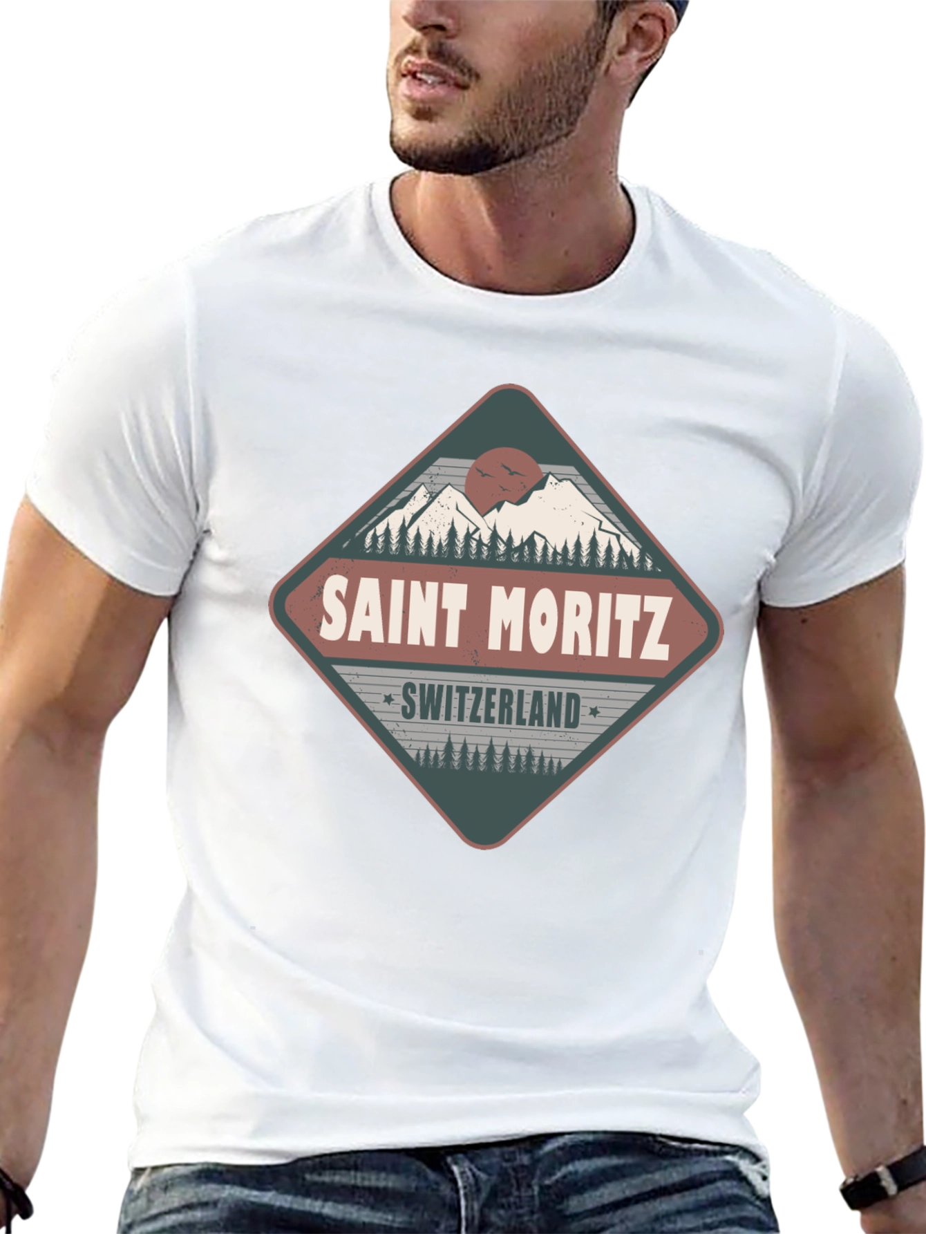 Saint Moritz Switzerland Graphic Tee