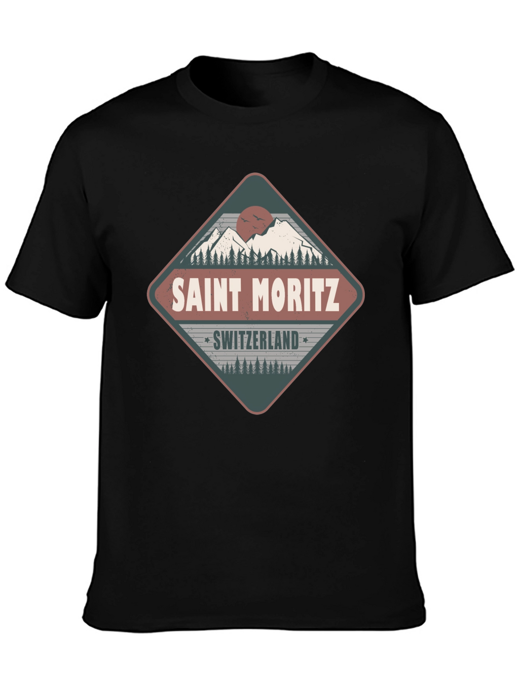 Saint Moritz Switzerland Graphic Tee