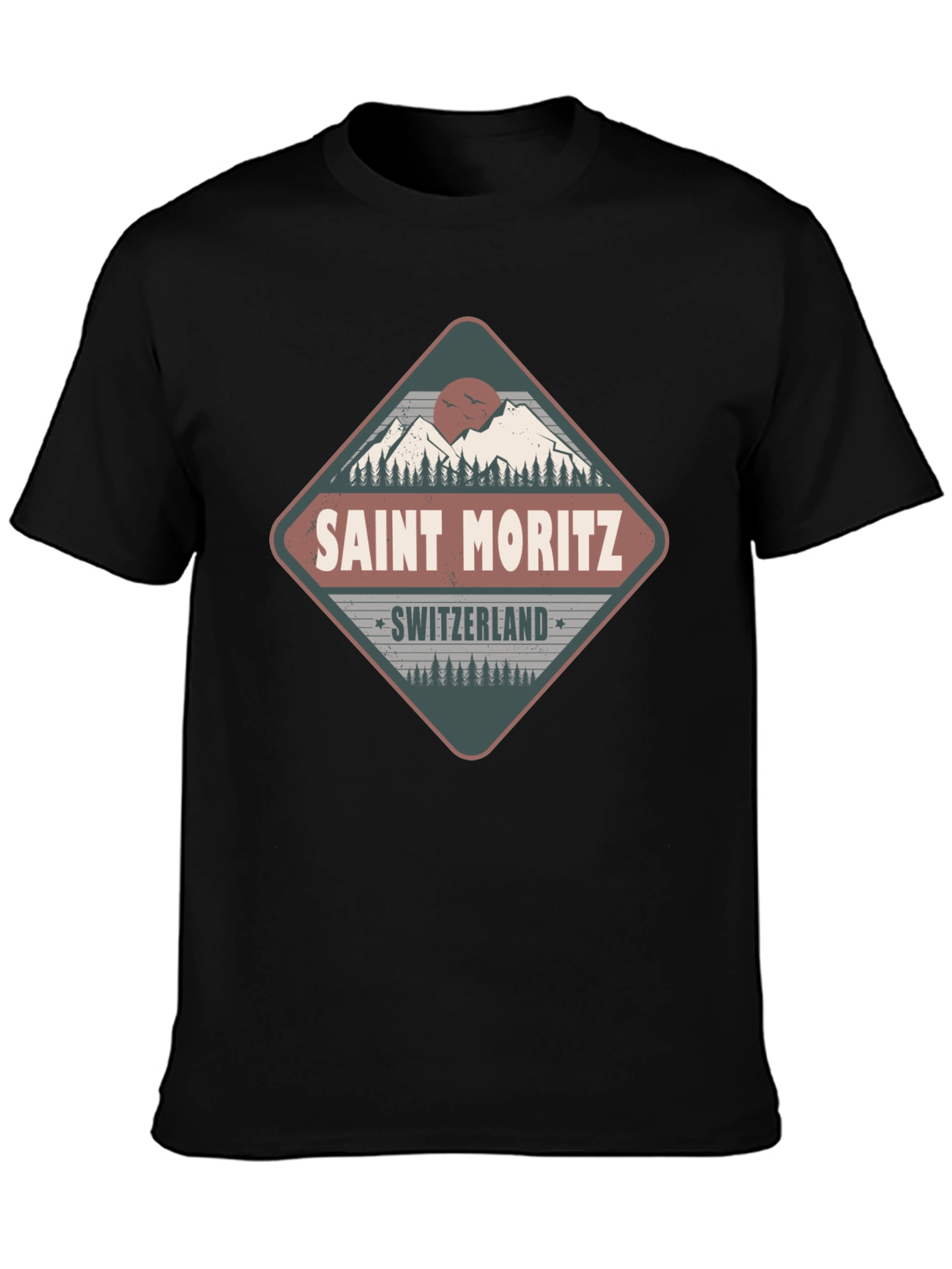 Saint Moritz Switzerland Graphic Tee