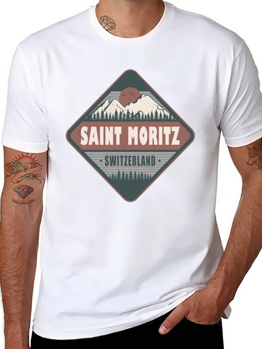 Saint Moritz Switzerland Graphic Tee