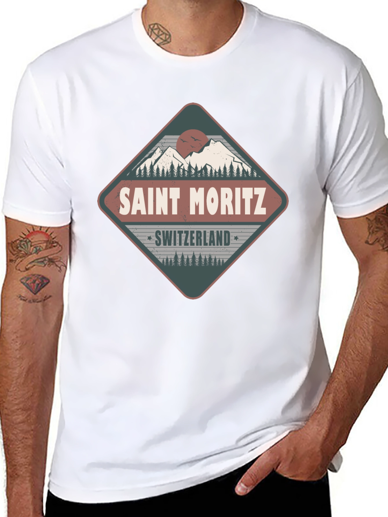 Saint Moritz Switzerland Graphic Tee