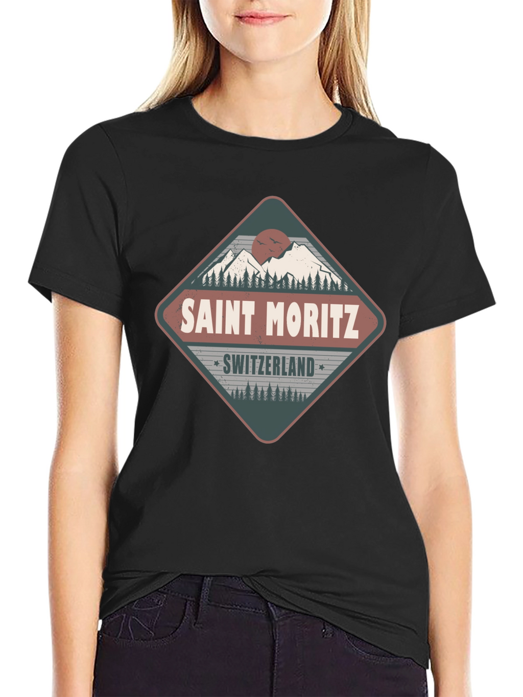 Saint Moritz Switzerland Graphic Tee