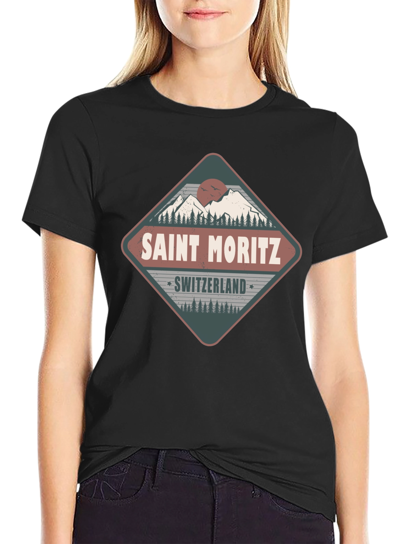 Saint Moritz Switzerland Graphic Tee