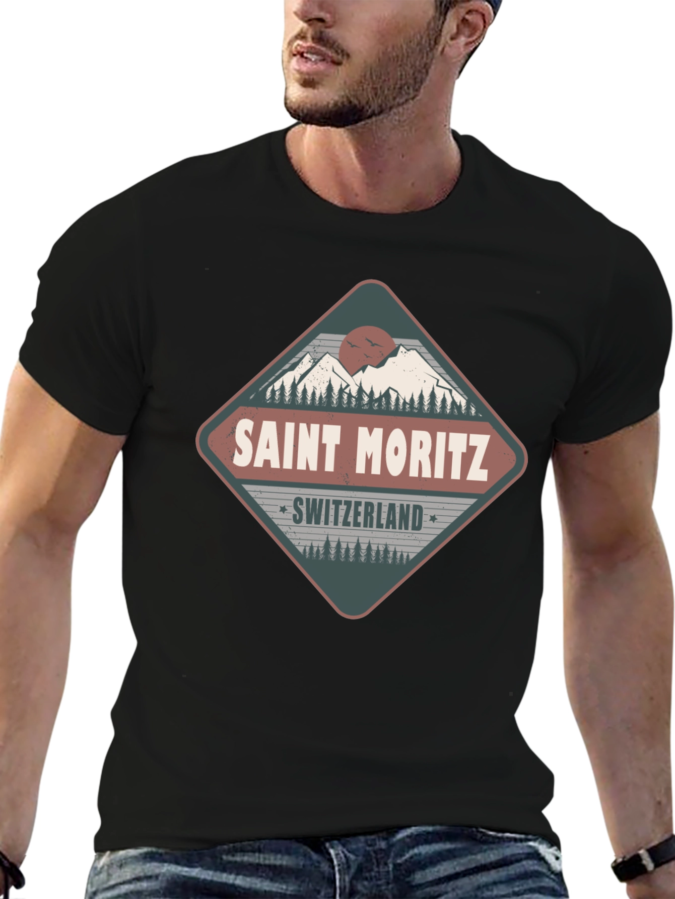 Saint Moritz Switzerland Graphic Tee