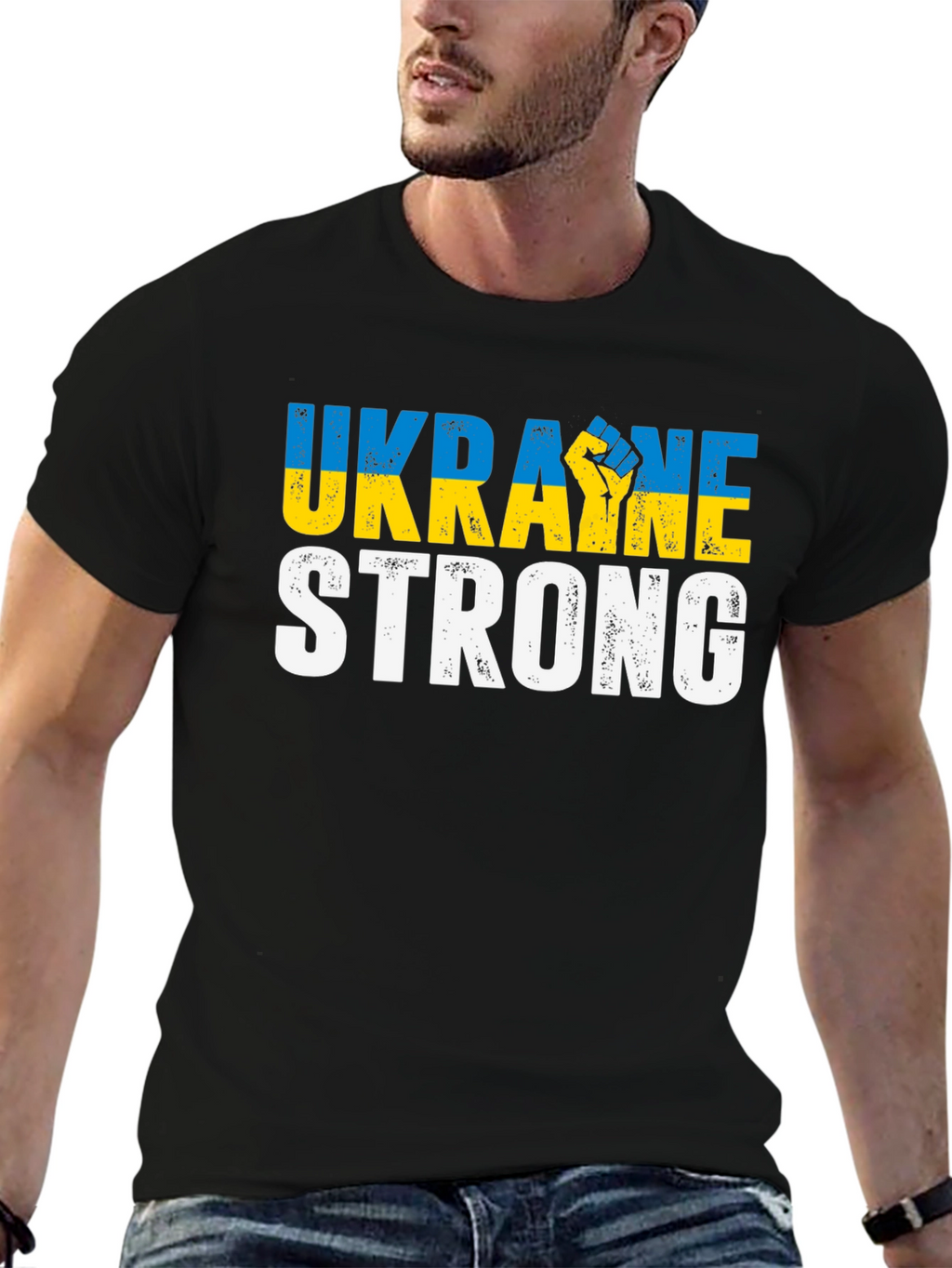 Ukraine Strong T-Shirt - Stand with Ukraine