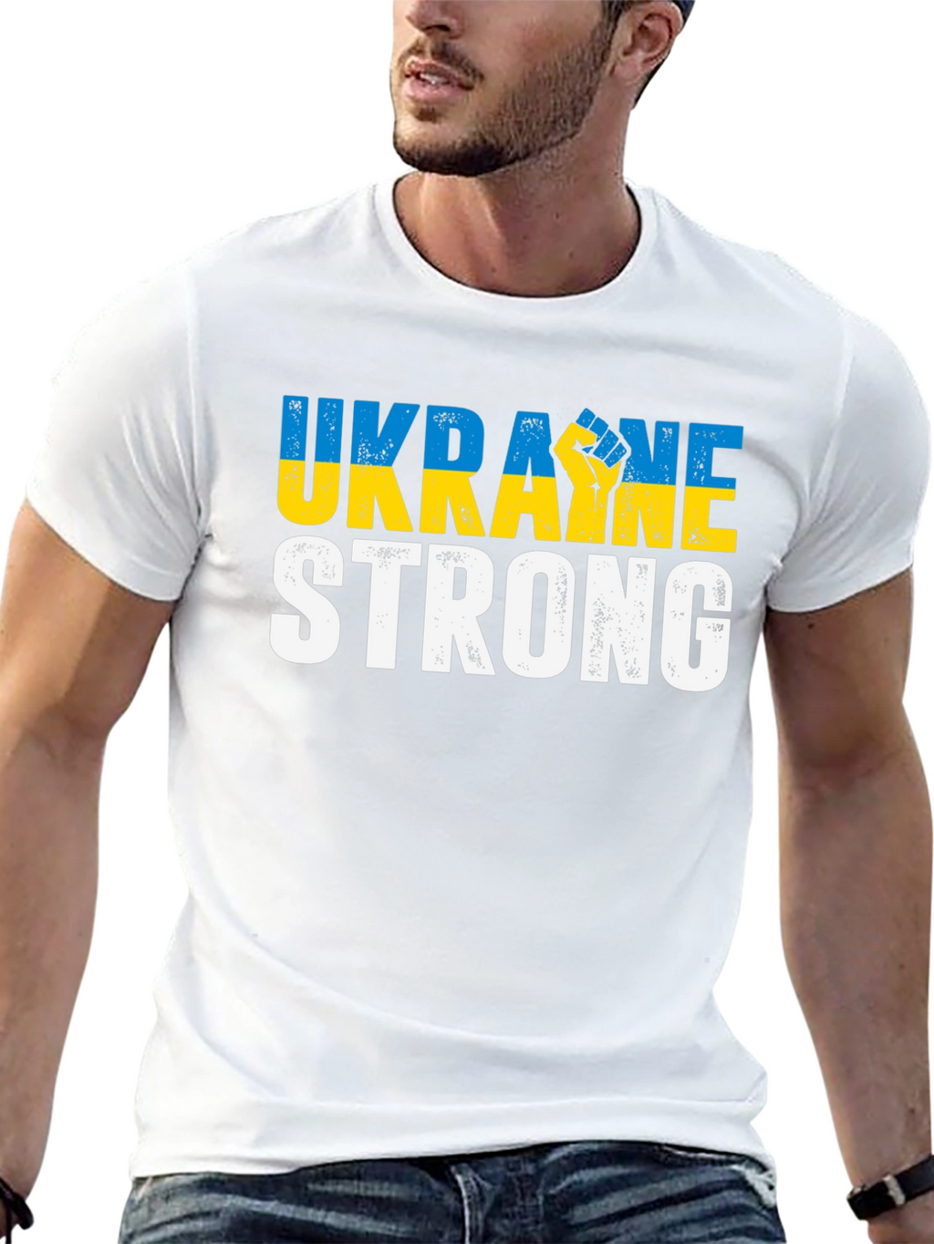 Ukraine Strong T-Shirt - Stand with Ukraine