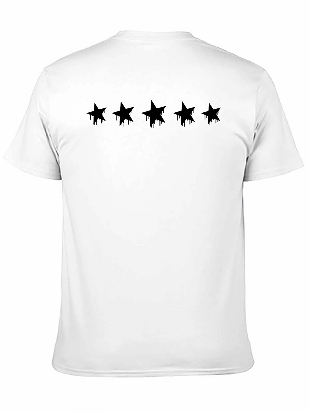 Dripping Star Graphic Black T-Shirt