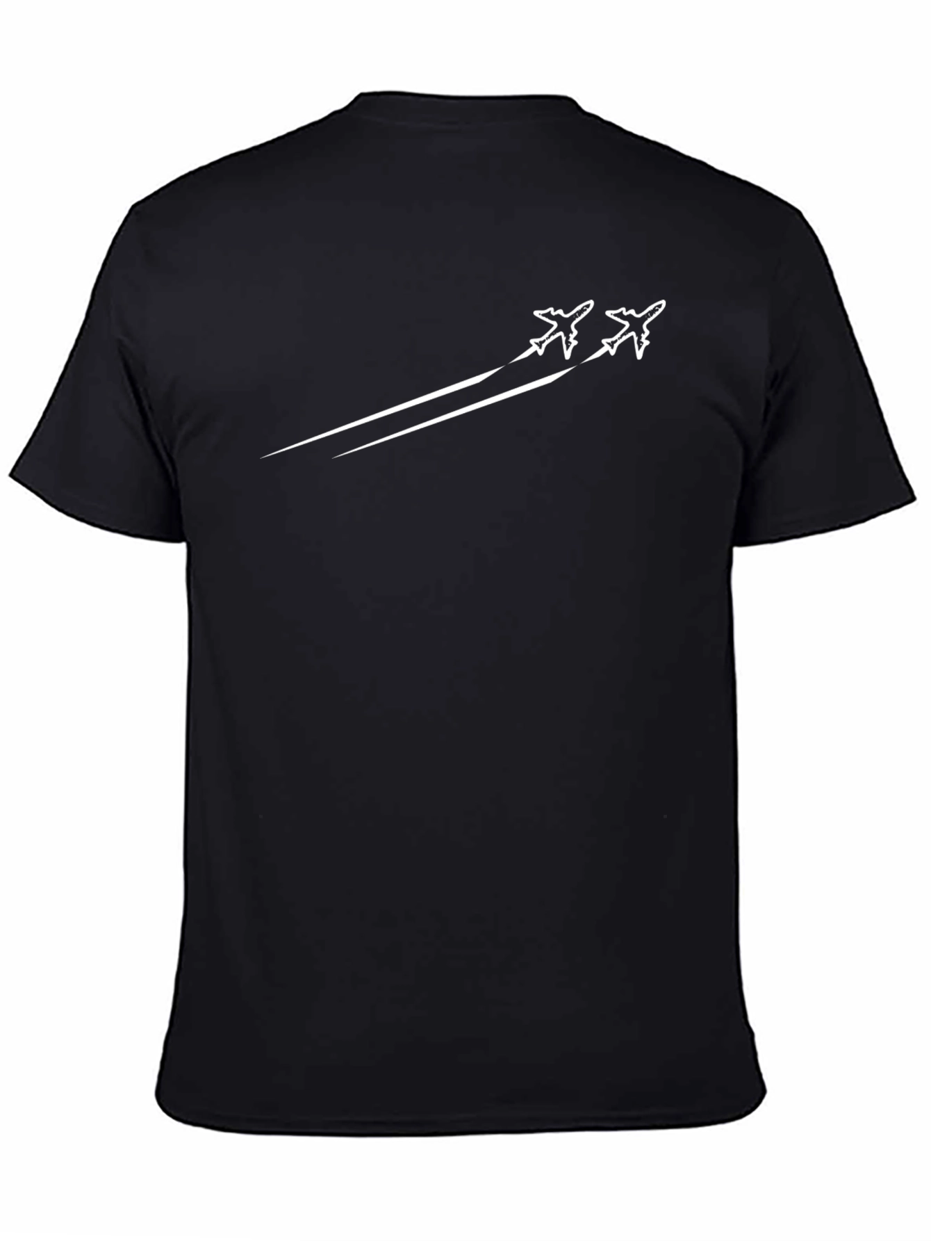 Jet Fighter Graphic Tee - Black