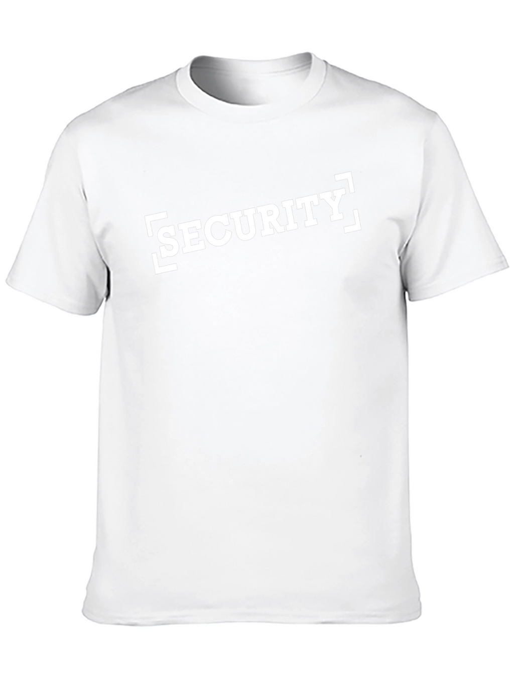 Security Graphic T-Shirt - Black Cotton Tee