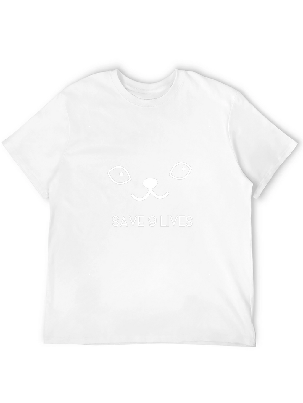 Save 9 Lives T-Shirt - Cat Graphic Tee