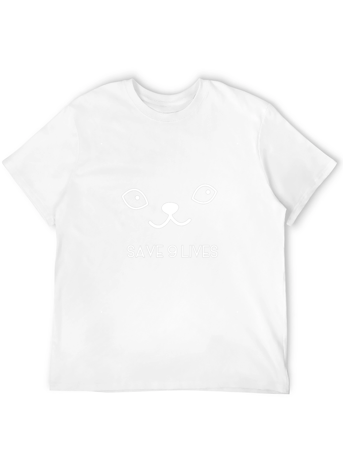 Save 9 Lives T-Shirt - Cat Graphic Tee