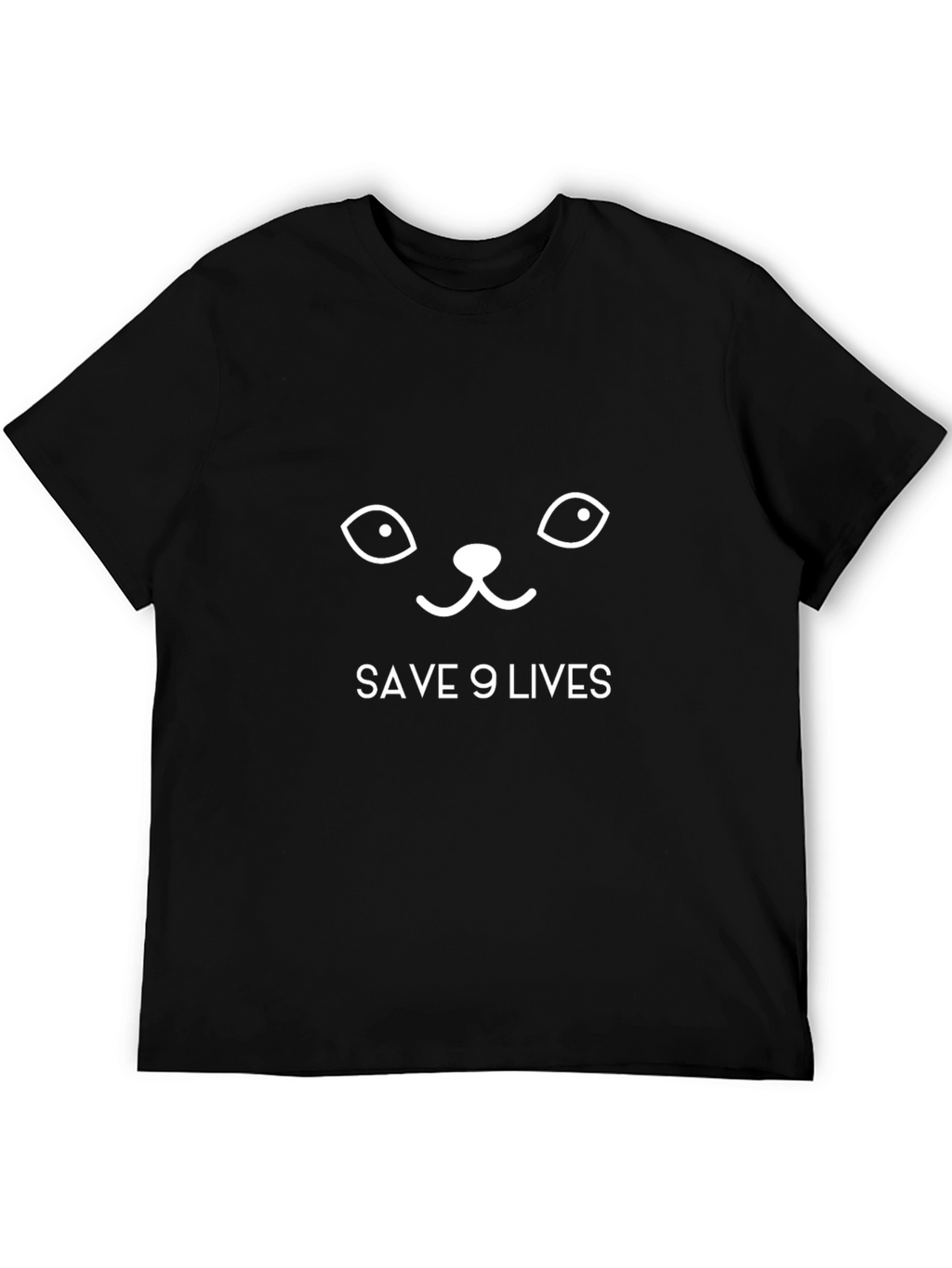 Save 9 Lives T-Shirt - Cat Graphic Tee