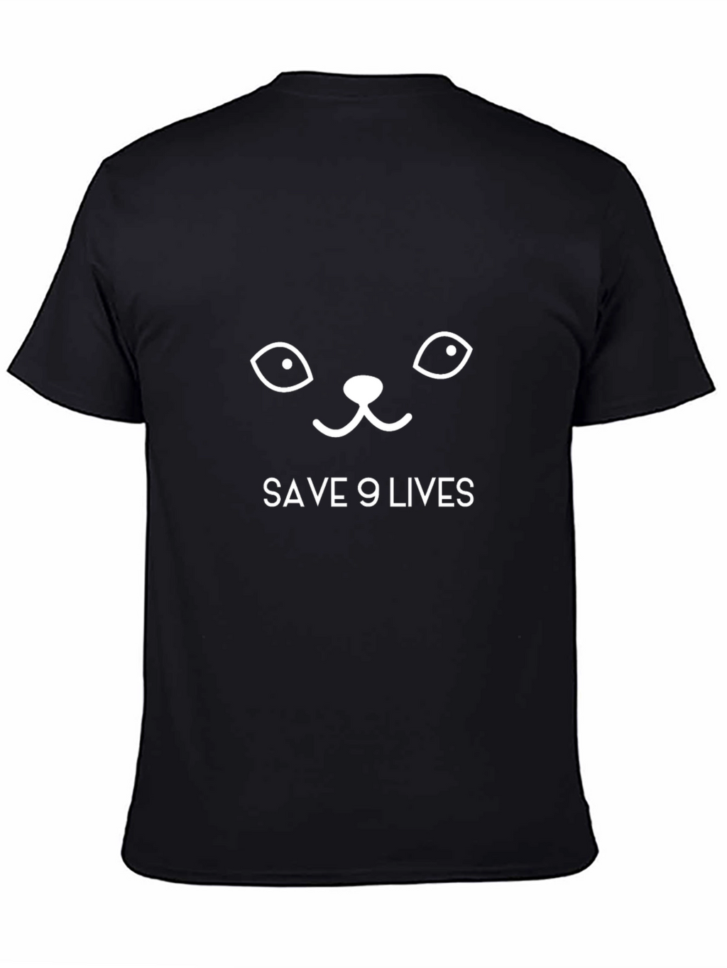 Save 9 Lives T-Shirt - Cat Graphic Tee