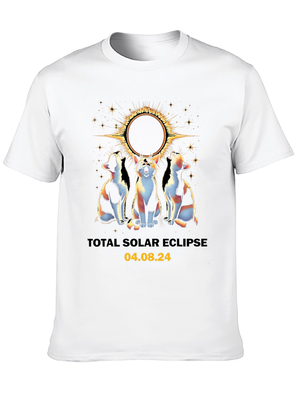 Total Solar Eclipse Cats T-Shirt