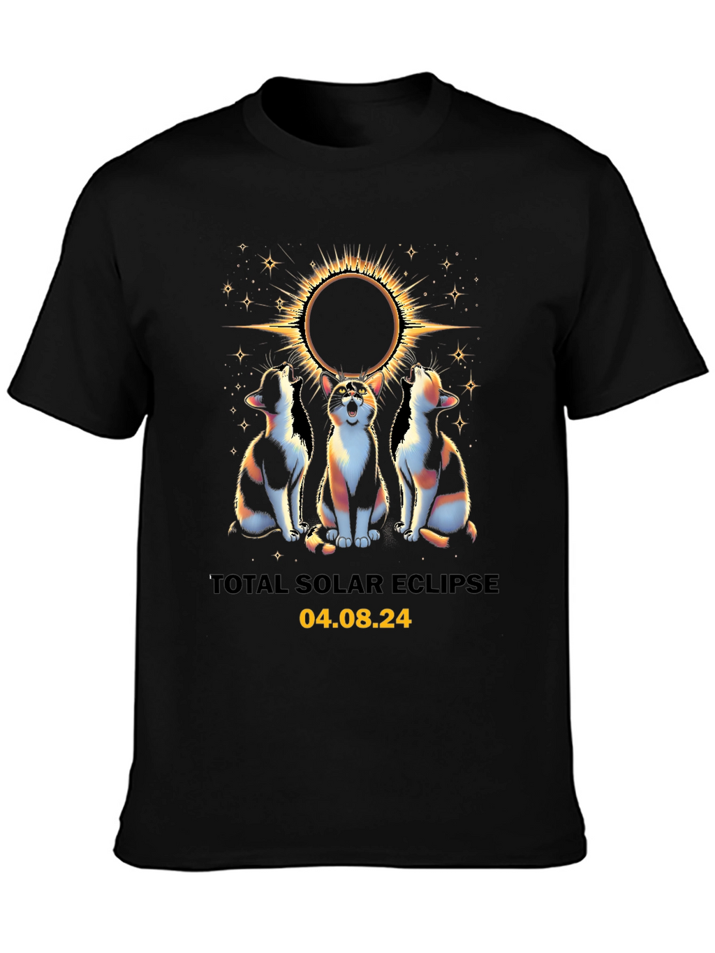 Total Solar Eclipse Cats T-Shirt